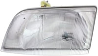 Set Of 2 Front Head Light Assembly Lens And Housing Left Driver & Right Passenger Side Direct Replacement Compatible With 1998-2011 Volvo VN-Series VO2519105 VO2518105