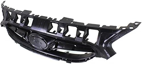 Front Grille Textured Shell And Insert Plastic Direct Replacement Compatible With 2012-2013 Hyundai Accent HY1200161 HY1200177 863511R000 863511R100