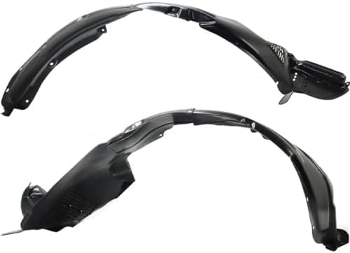 Set of 2 Front Fender Liner Right Passenger & Left Driver Side Direct Replacement Compatible with 2010-2012 Hyundai Santa Fe HY1248123 HY1249123 868100W200 868200W200