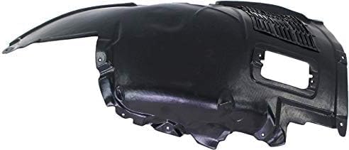 Front Section Fender Liner Plastic Left Driver Side Direct Replacement Compatible With 2009-2015 BMW 7-Series BM1248114 51717185163