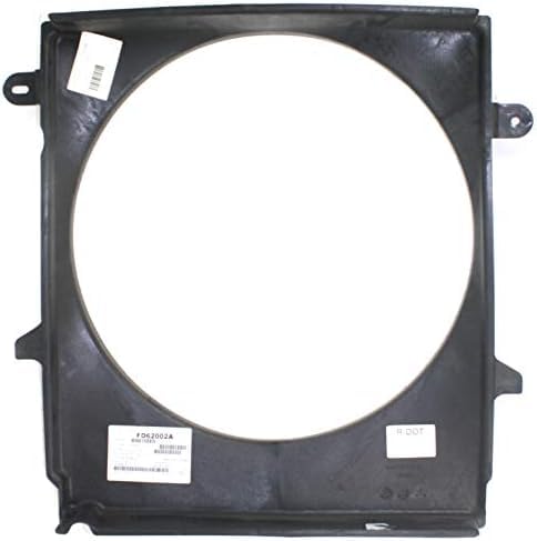 Front Radiator Shroud Fan Plastic Direct Replacement Compatible with 1998-2008 Ford Ranger/Mazda Pickup FO3110119 F87Z8146CA