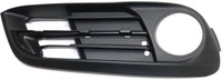 Set Of 2 Front Fog Light Molding Primed Plastic With Holes Left Driver & Right Passenger Side Direct Replacement Compatible With 2014-2016 BMW 5-Series BM1039167 BM1038167 51117331730