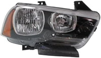 Set Of 2 Front Headlight Assembly Right Passenger & Left Driver Side Direct Replacement Compatible With 2011-2014 Dodge Charger CH2503232 CH2502232 57010410AF 57010410AE 57010411AF