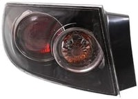 Set Of 2 Tail Light Assembly Right Passenger & Left Drive Side Direct Replacement Compatible With 2007-2009 Mazda 3 MA2801136 MA2800136 BR5H51150C BR5H51160C