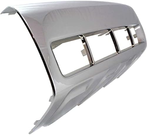 Front Bumper Lower Molding Chrome Plastic Direct Replacement Compatible With 2008-2012 Ford Escape FO1068123 8L8Z8419BA