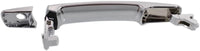 Front Exterior Door Handle Chrome Left Driver Side Direct Replacement Compatible with 2003-2008 Infiniti FX35 / FX45 / 2008-2013 Nissan Rogue NI1310126 80640CA012-PFM