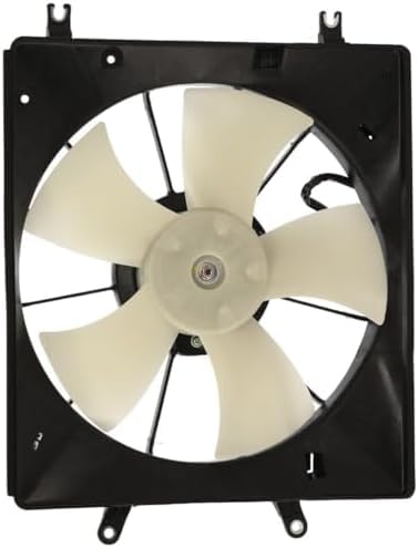Front Radiator Fan Shroud Assembly Left Driver Side Direct Replacement Compatible with 2004-2008 Acura TL AC3115109 19015RDAA01