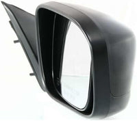 Set Of 2 Front Power Mirror Manual Folding Heated Primed Plastic Right Passenger & Left Driver Side Direct Replacement Compatible With 2003-2007 Honda Accord HO1320240 HO1321240