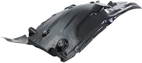 Front Fender Liner Rear Section Plastic Right Passenger Side Direct Replacement Compatible With 2011-2016 BMW 5-Series BM1249124 51717186724