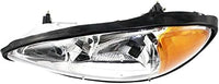 Set Of 2 Front Headlight Assembly Right Passenger & Left Driver Side Direct Replacement Compatible With 1999-2005 Pontiac Grand Am GM2502196 GM2503196 22672207 22672208