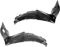 Set Of 2 Front Section Fender Liner Left Driver & Right Passenger Side Direct Replacement Compatible With 2003-2007 Infiniti G35 IN1251106 IN1250106 63844AM800 63845AM800