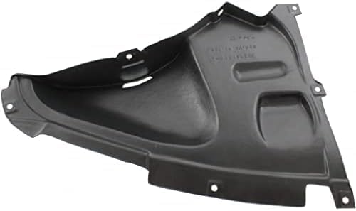 Front Lower Section Fender Liner Plastic Right Passenger Side Direct Replacement Compatible With 2012-2019 BMW 3-Series BM1251127 51717260740