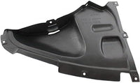 Front Lower Section Fender Liner Plastic Right Passenger Side Direct Replacement Compatible With 2012-2019 BMW 3-Series BM1251127 51717260740