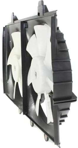 Front Dual Fan Shroud Assembly Direct Replacement Compatible with 2004-2005 Dodge Neon CH3115137 5019210AA