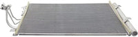 Front A/C Condenser Aluminum Direct Replacement Compatible With 2014-2016 Kia Soul KI3030131 97606B2001