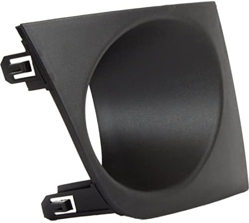 Set Of 2 Front Fog Light Molding Primed Plastic Right Passenger & Left Driver Side Direct Replacement Compatible With 2007-2012 Nissan Versa NI1039112 NI1038112 62256EM30B 62257EM30B