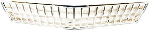 Front Grille Chrome Shell And Insert Direct Replacement Compatible With 1986-1990 Chevrolet Caprice GM1200133 14081651