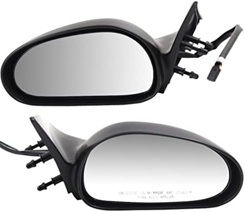 Set Of 2 Front Mirror Power Not Folding And Non-Heated Primed Left Driver & Right Passenger Side Direct Replacement Compatible With 1994-1995 Ford Mustang FO1320104 F4ZZ17682B