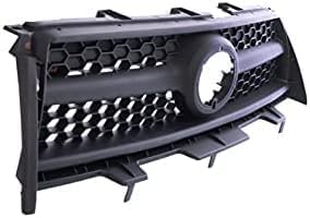 Front Grille Assembly Textured Shell And Insert + Bumper Upper & Lower Grilles Plastic Direct Replacement Compatible With 2009-2012 Toyota RAV4 TO1036114 TO1036115 TO1200315
