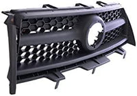 Front Grille Assembly Textured Shell And Insert + Bumper Upper & Lower Grilles Plastic Direct Replacement Compatible With 2009-2012 Toyota RAV4 TO1036114 TO1036115 TO1200315