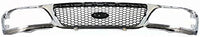 Front Grille Chrome Shall And Honeycomb Insert Direct Replacement Compatible With 1999-2003 Ford F-150/1999 F-250 FO1200404 3L3Z8200BB