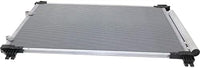 Front A/C Condenser Aluminum Core Direct Replacement Compatible With 2014-2019 Toyota Highlander TO3030327 884600E070