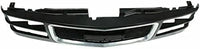 Front Grille Primed Shell And Cross Bar Insert With Chrome Opening Molding Direct Replacement Compatible With 1994-2000 GMC C/K-Series / 1994-1999 Suburban GM1200392 12388709