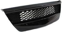 Front Bumper Grille Primed Plastic With Fog Light Holes Direct Replacement Compatible With 2010-2013 Kia Forte Koup KI1036108 865601M310