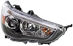 Set Of 2 Front Head Light Assembly Halogen Right Passenger & Left Driver Side Direct Replacement Compatible With 2011-2019 Mitsubishi Outlander Sport/RVR MI2503160 MI2502160