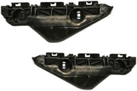 Set Of 2 Front Bumper Retainer Plastic Left Driver & Right Passenger Side Direct Replacement Compatible With 2007-2012 Toyota Yaris TO1089113 TO1088113 5253552131 5253652141