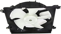 Front Radiator Cooling Fan Assembly Left Driver Side Plastic Direct Replacement Compatible with 2001-2005 Toyota RAV4 TO3115120 1671128150