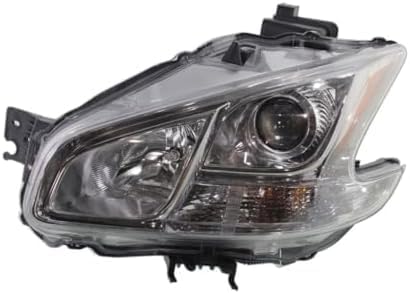 Set Of 2 Front Head Light Assembly With Clear Lens Left Driver & Right Passenger Side Direct Replacement Compatible With 2009-2014 Nissan Maxima NI2502186 NI2503186