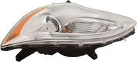 Front Headlight Assembly Left Driver Side Direct Replacement Compatible With 2011-2014 Chrysler 200 5182591AE-PFM 5182591AC-PFM