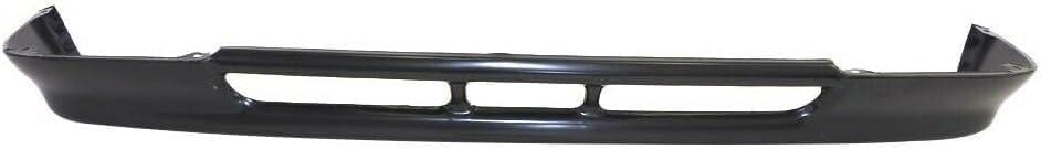 Front Bumper Chrome Steel + Lower Valance Primed Direct Replacement Compatible With 1992-1995 Toyota Pickup 2WD TO1002102 TO1095104 5210135070 5391135010