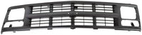 Front Grille Painted Silver Gray Shell And Cross Bar Insert Direct Replacement Compatible With 1994-2000 GMC C/K Series / 1994-1999 Suburban GM1200358 15709236