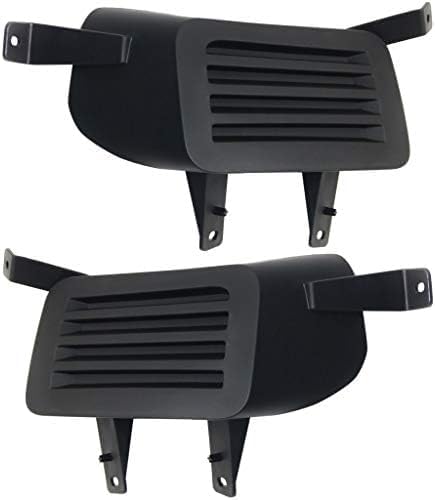 Set Of 2 Front Fog Light Cover Left Driver & Right Passenger Side Direct Replacement Compatible With 2015-2020 Chevrolet Suburban/Tahoe GM1039188 GM1038188 22936498 22936497