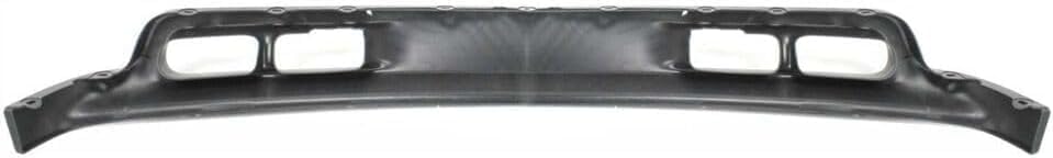 Front Bumper Chrome Steel + Upper Cover Textured + Lower Valance Air Deflector Direct Replacement Compatible With 2001-2002 Chevrolet Silverado 2500HD 3500 GM1002376 GM1051106