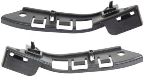 Set Of 2 Front Bumper Outer Cover Bracket Plastic Left Driver & Right Passenger Side Direct Replacement Compatible With 2008-2012 Chevrolet Malibu GM1033121 GM1032121