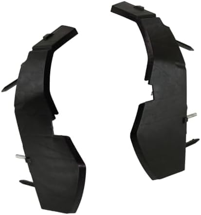 Set of 2 Front Bumper Bracket Plastic Right Passenger & Left Driver Side Direct Replacement Compatible with 2015-2022 Dodge Challenger CH1043126 CH1042126 68375014AA 68375013AA