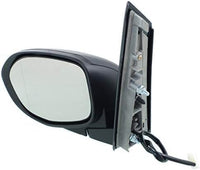 Front Power Mirror Manual Folding Non-Heated Primed Left Driver Side Direct Replacement Compatible With 2014-2017 Honda Odyssey HO1320277 76250TK8A41