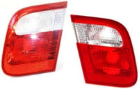 Set Of 2 Tail Light Inner Lens And Housing Right Passenger & Left Driver Side Direct Replacement Compatible With 1999-2001 BMW 3-Series BM2883101 BM2882101 63218364923 63218364924