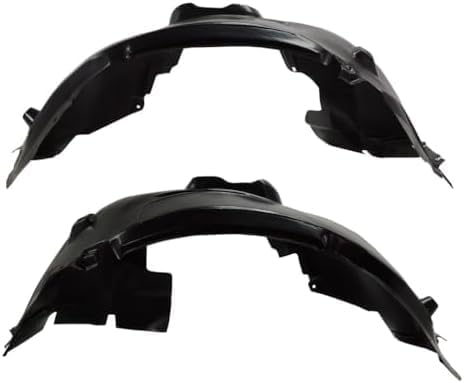 Set Of 2 Front Fender Liner Plastic Left Driver & Right Passenger Side Direct Replacement Compatible With 2012-2018 Ford Focus FO1249160 FO1248160 AM5Z16102A AM5Z16103A