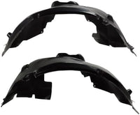 Set Of 2 Front Fender Liner Plastic Left Driver & Right Passenger Side Direct Replacement Compatible With 2012-2018 Ford Focus FO1249160 FO1248160 AM5Z16102A AM5Z16103A