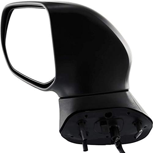 Front Power Mirror Manual Folding Heated Primed Left Driver Side Direct Replacement Compatible With 2006-2011 Honda Civic HO1320221 76250SNEA01
