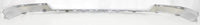 Front Bumper Upper Molding Plastic Chrome Direct Replacement Compatible With 2005-2007 Dodge Dakota CH1044102 55077646AC