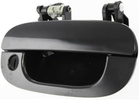 Set of 2 Front Exterior Door Handle Smooth Black with Keyhole Right & Left Side Direct Replacement Compatible with 1994-2001 Dodge Ram 1500/1994-2002 2500 3500 55275022-PFM