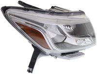 Set Of 2 Front Head Light Assembly Plastic Left Driver & Right Passenger Side Direct Replacement Compatible With 2013-2016 Nissan Pathfinder NI2503221 NI2502221 260103KA0B 260603KA0B