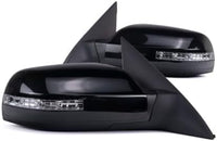 Set Of 2 Front Power Mirror Manual-Folding Non-Heated Primed Plastic Left Driver & Right Passenger Side Direct Replacement Compatible With 2007-2012 Nissan Altima NI1320220 NI1321220