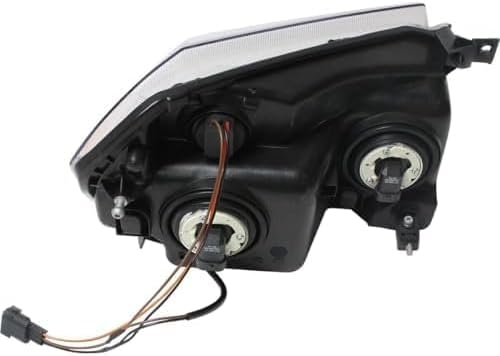 Set Of 2 Front Headlight Assembly With Chrome Interior Right Passenger & Left Driver Side Direct Replacement Compatible With 2005-2007 Dodge Magnum CH2502165 CH2503165 4806059AG-PFM