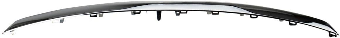 Front Center Grille Trim Molding Chrome Direct Replacement Compatible With 2018-2020 Honda Accord HO1210157 71122TVAA01